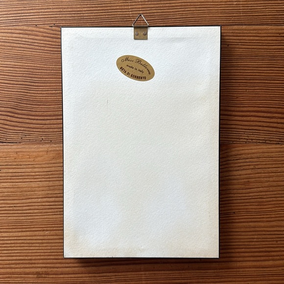 Italian Inlaid Wood Bird & Flowers Framed Picture - Picture 4 of 7